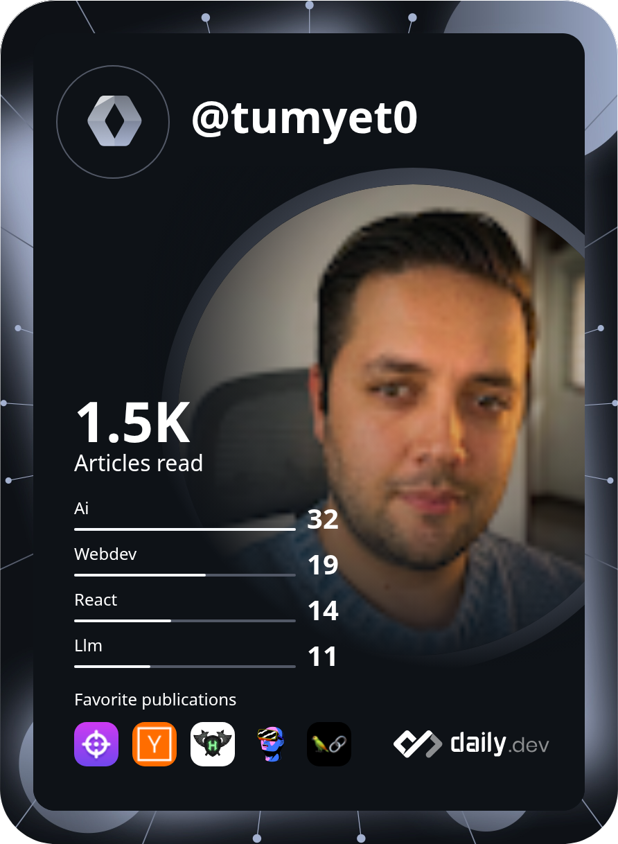 Sergio Mesa's Dev Card