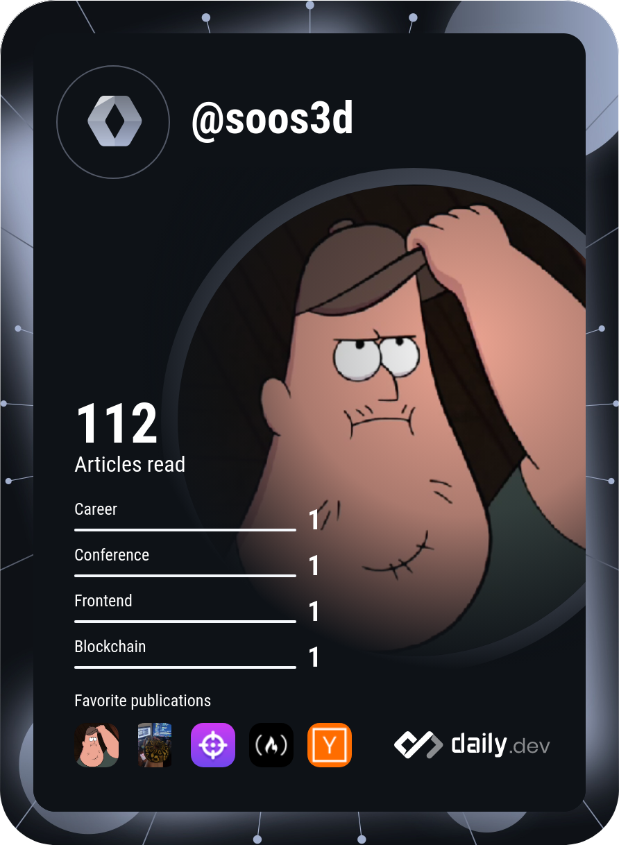 David's Dev Card