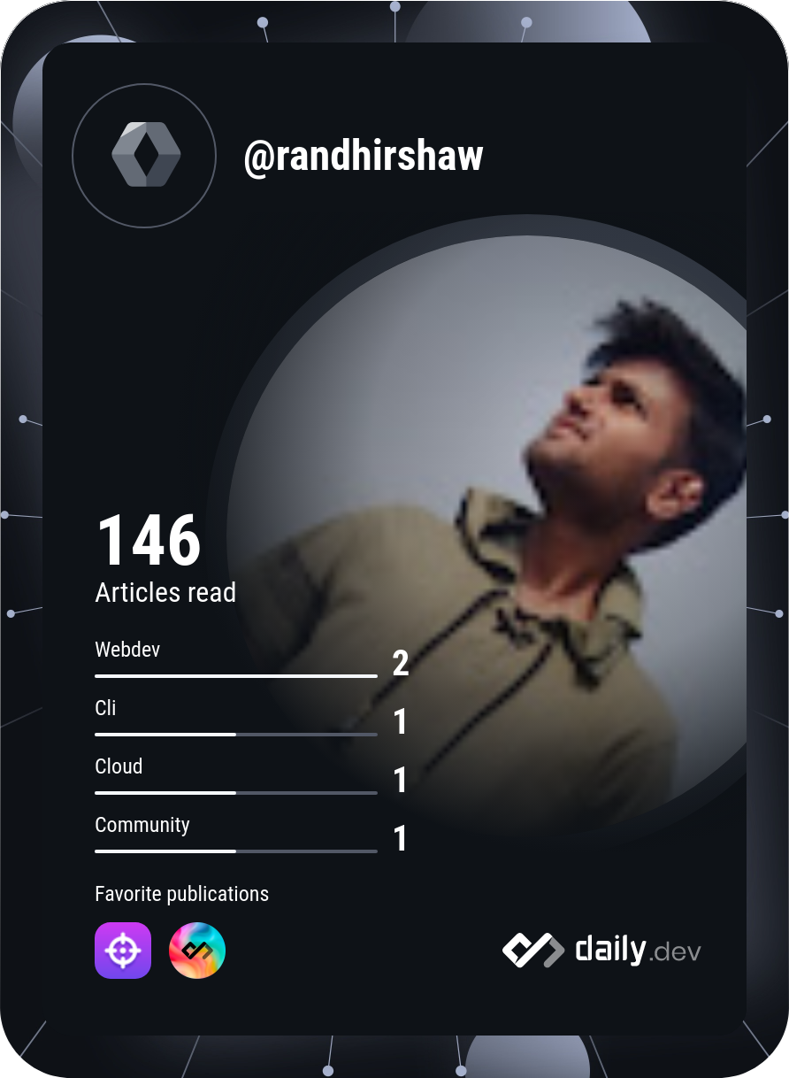 Randhir's Dev Card
