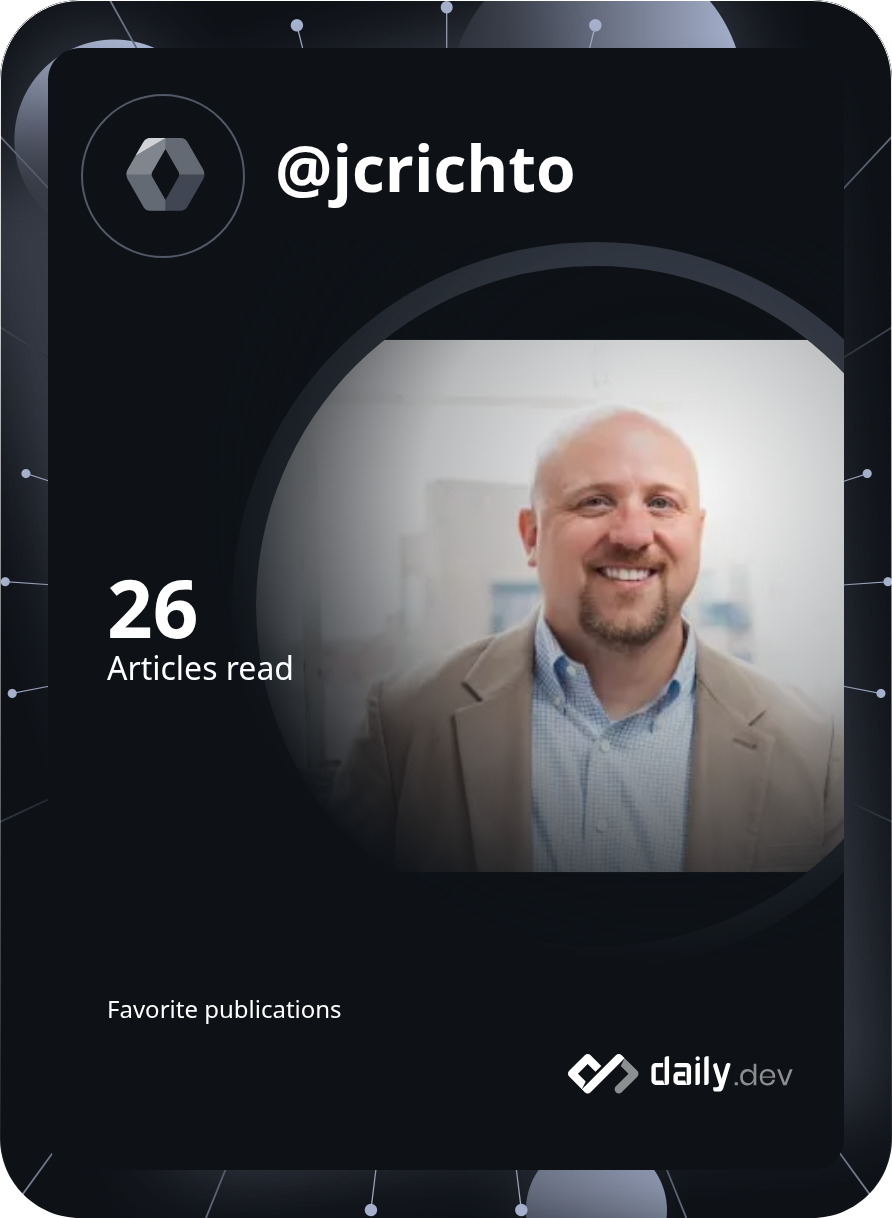 Jason Crichton's Dev Card