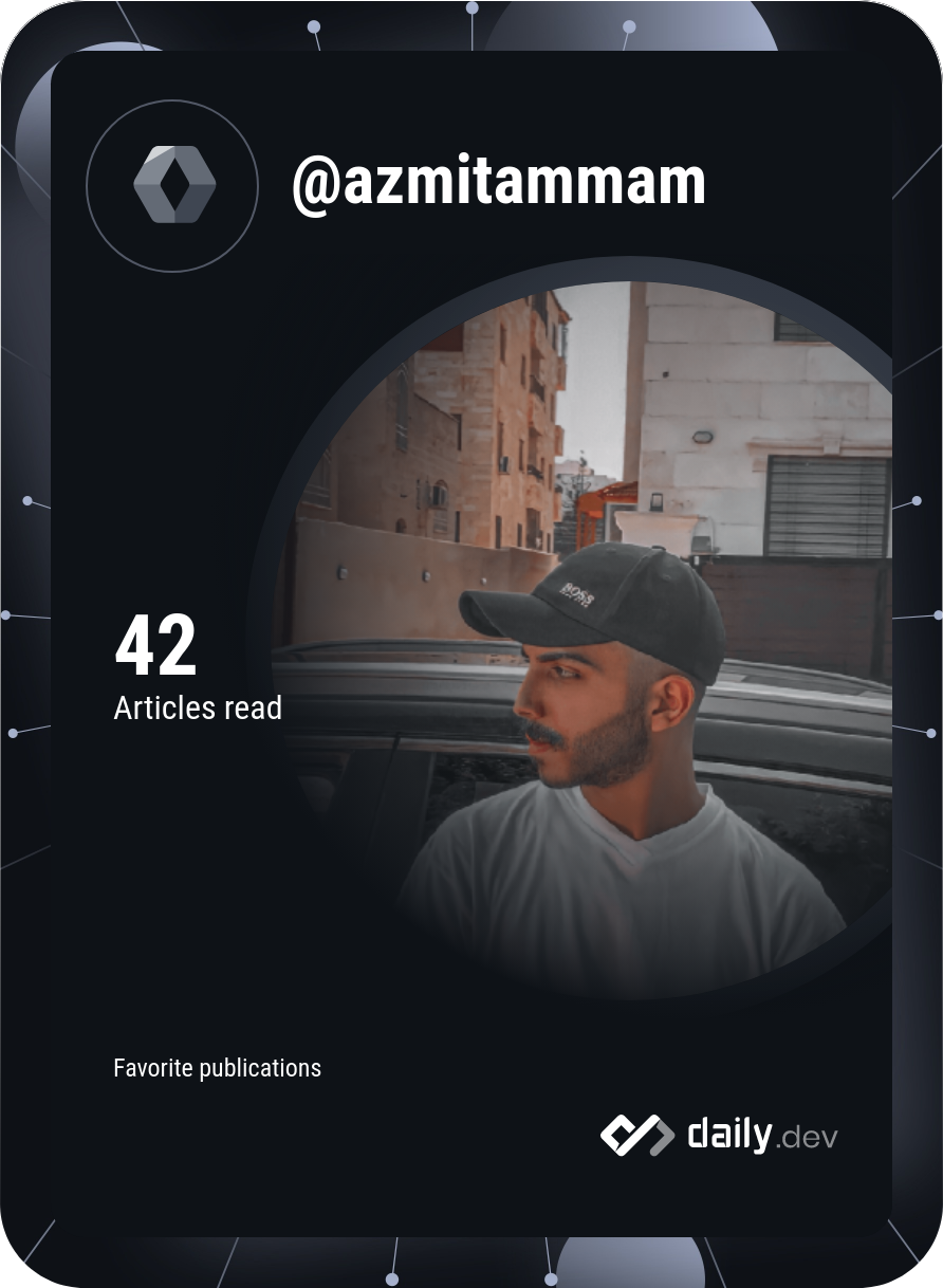 AzmiTammam's Dev Card