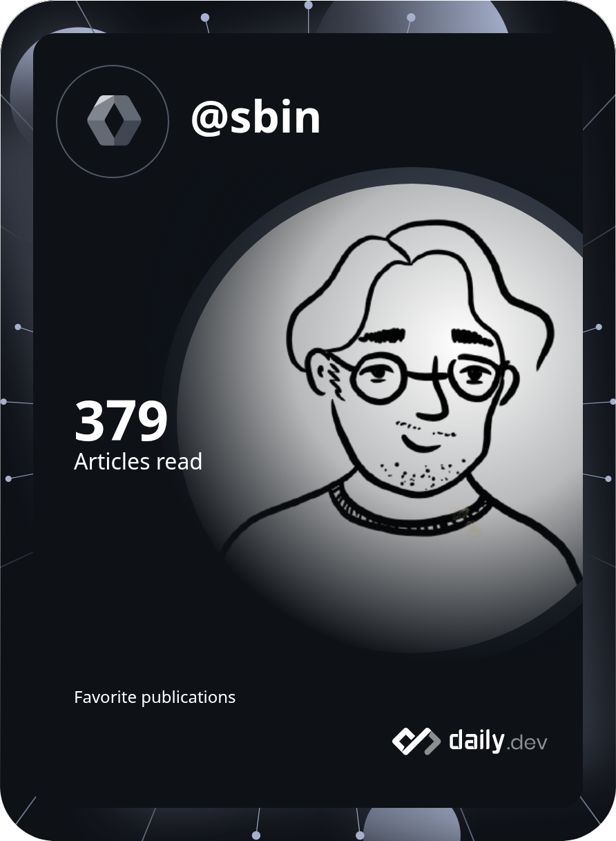 sbin's Dev Card