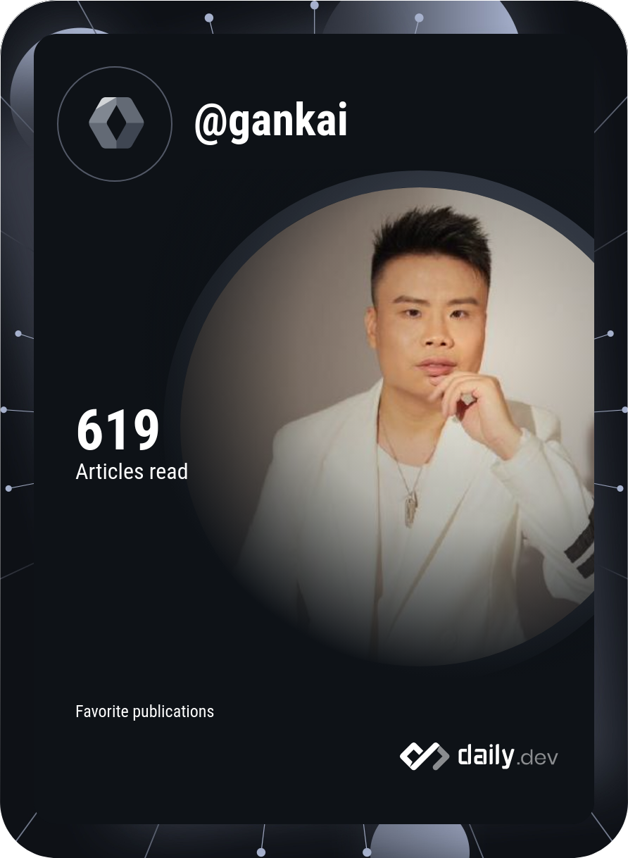 gankai's Dev Card