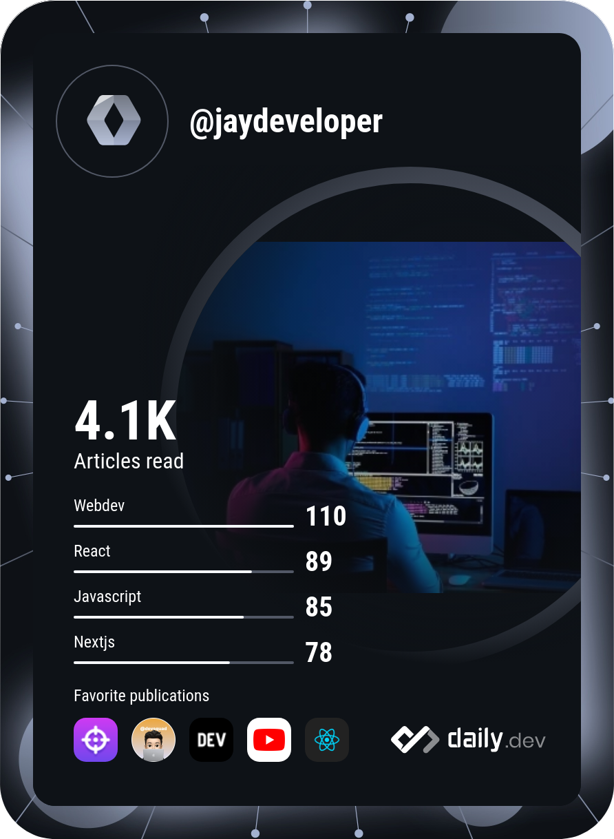 Jay's Dev Card