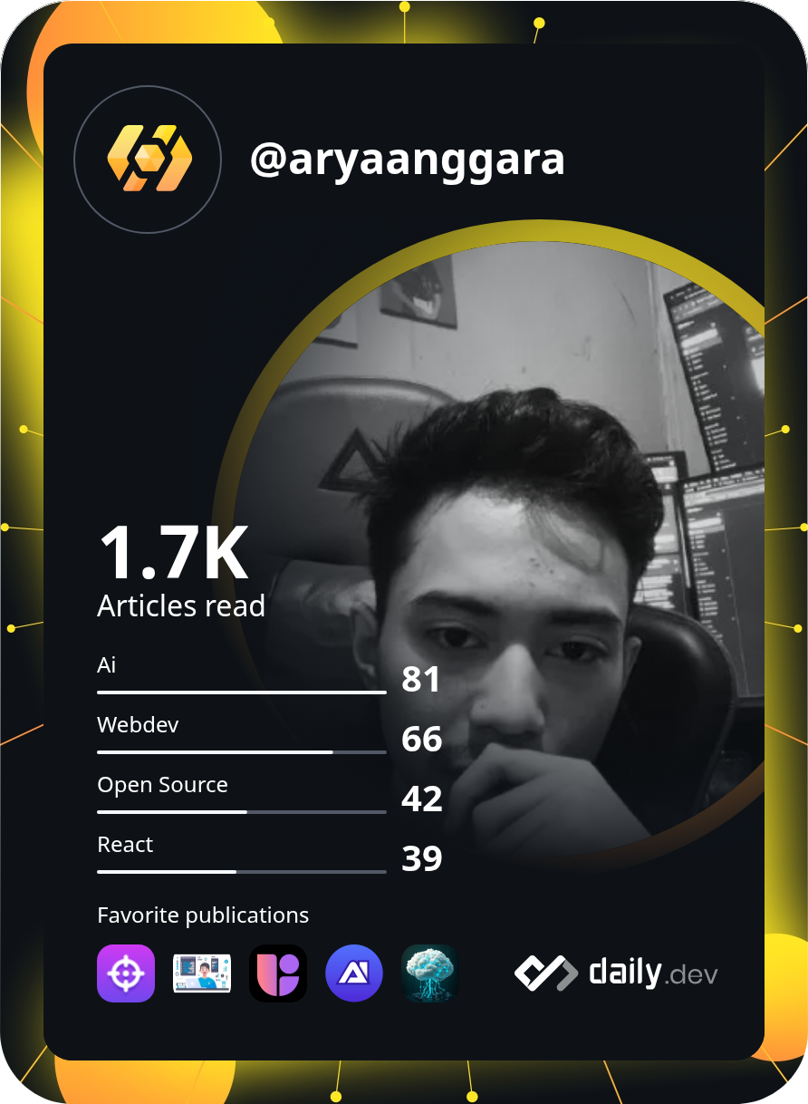 Arya Anggara's Dev Card