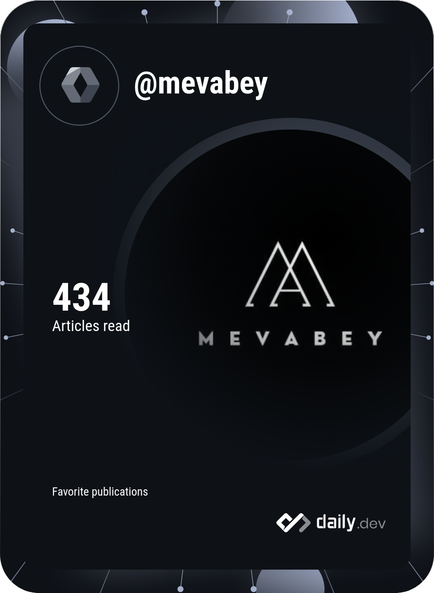 Mev Abey's Dev Card