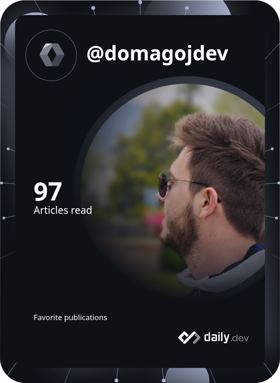 Domagoj Vrkić's Dev Card