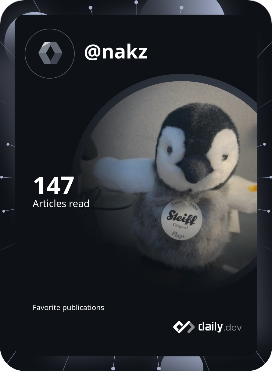 Muka Nakazato's Dev Card