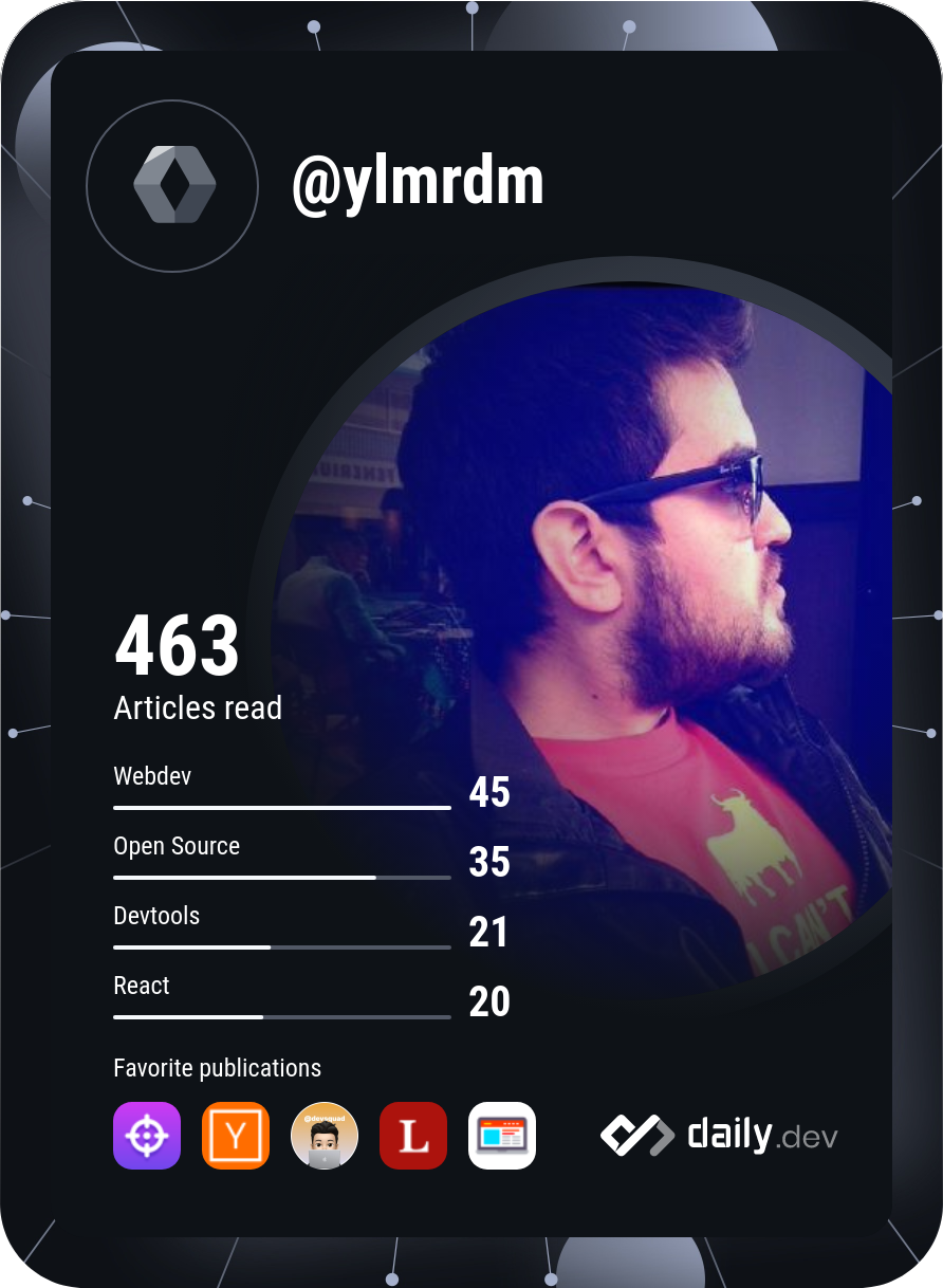 Yalım Erdem's Dev Card