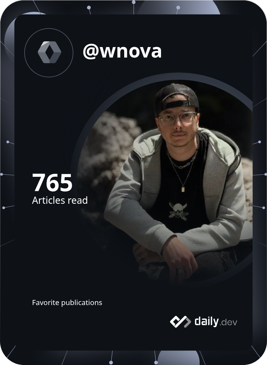 Jarod Wuillaume's Dev Card