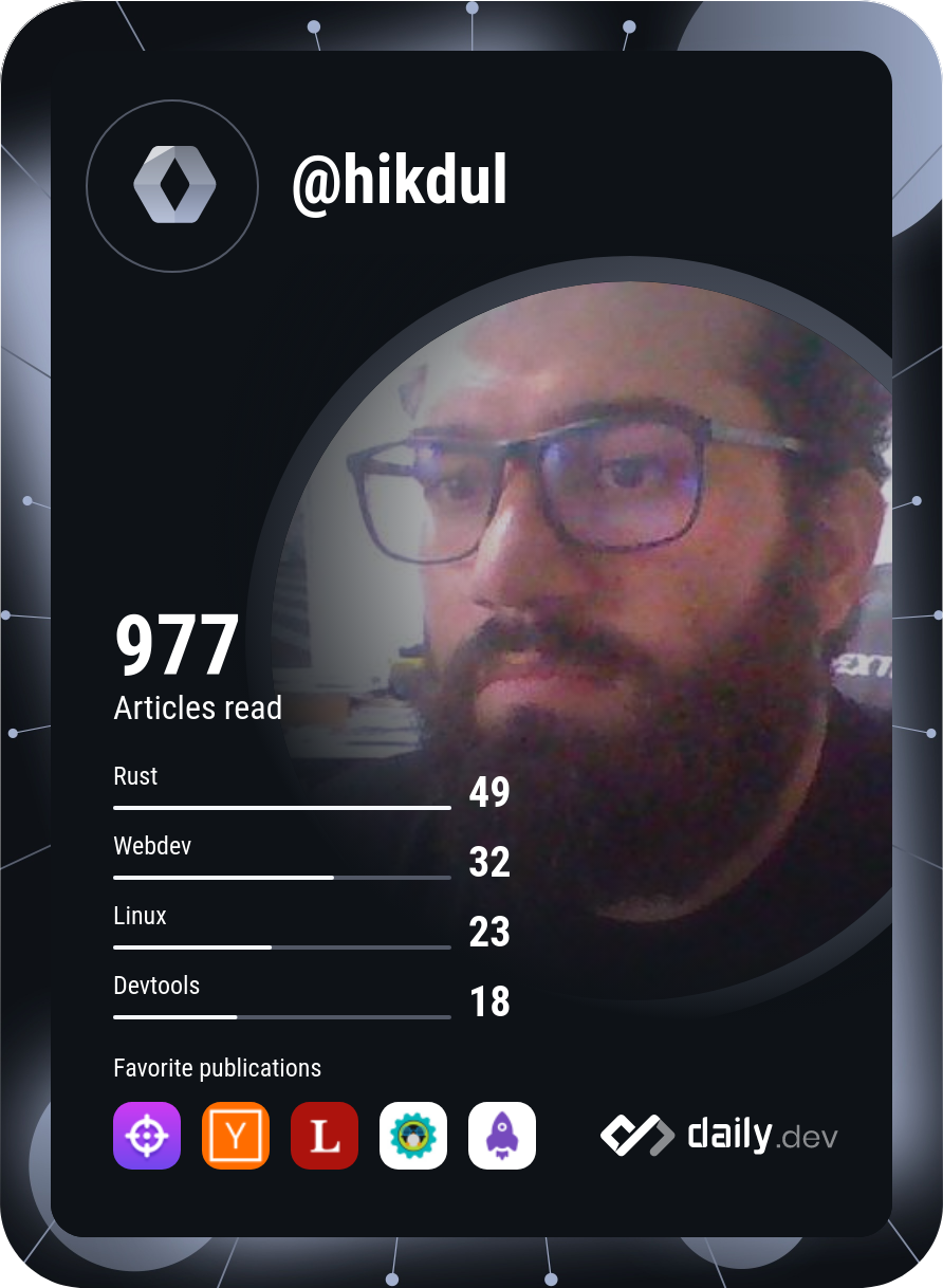 hector luis's Dev Card