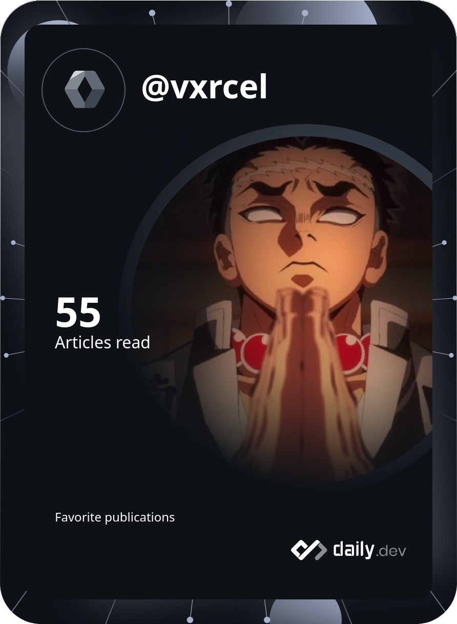 Isaac Gideon's Dev Card