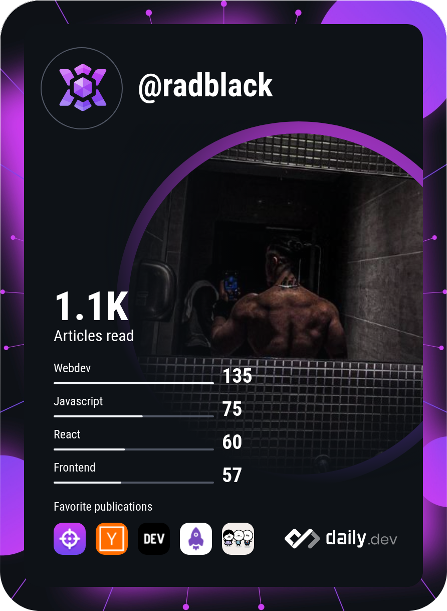 Radblack's Dev Card