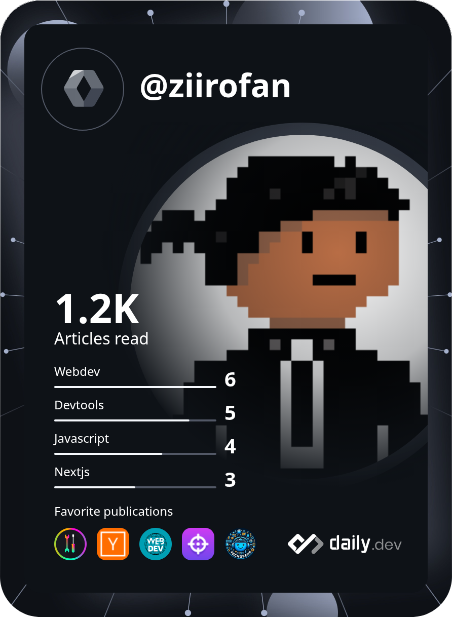 Ziirofan's Dev Card