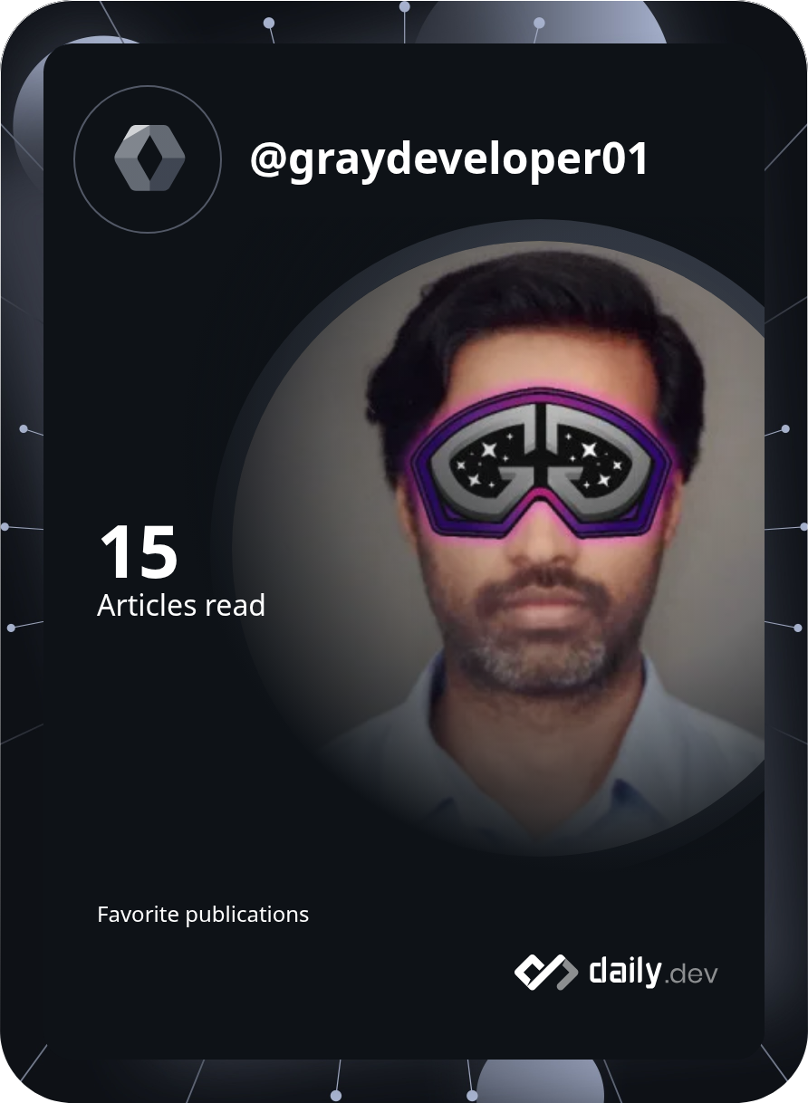 Narasimhan R's Dev Card