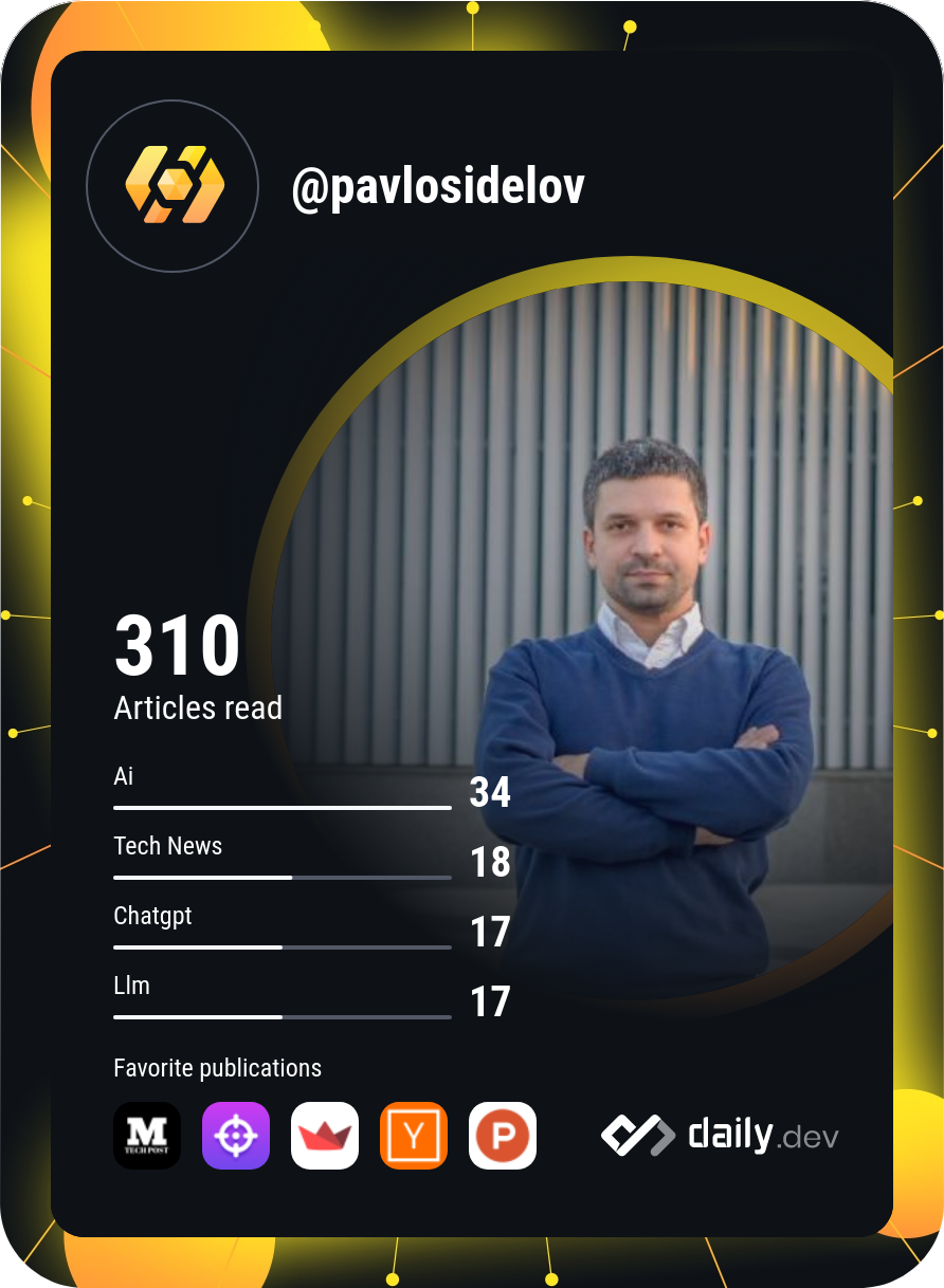Pavlo Sidelov's Dev Card