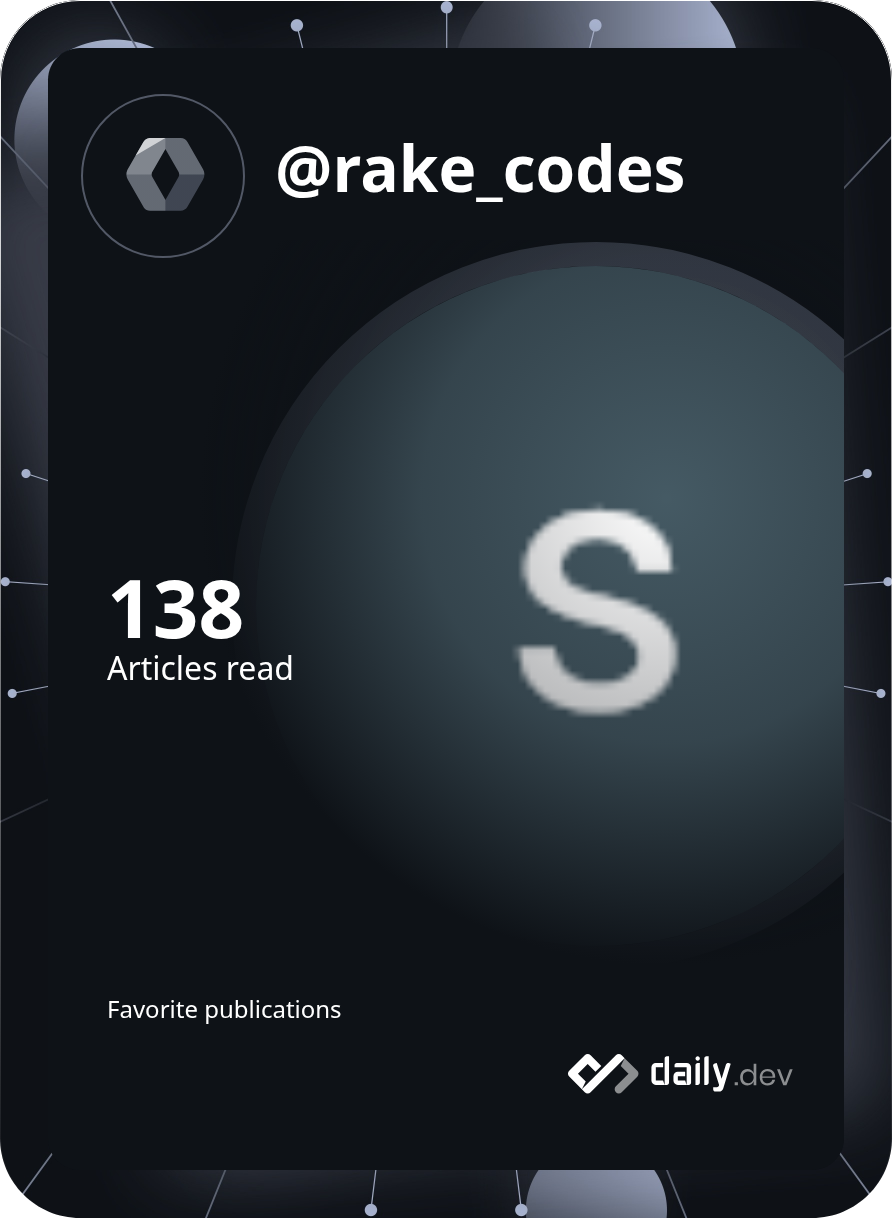 edusam's Dev Card