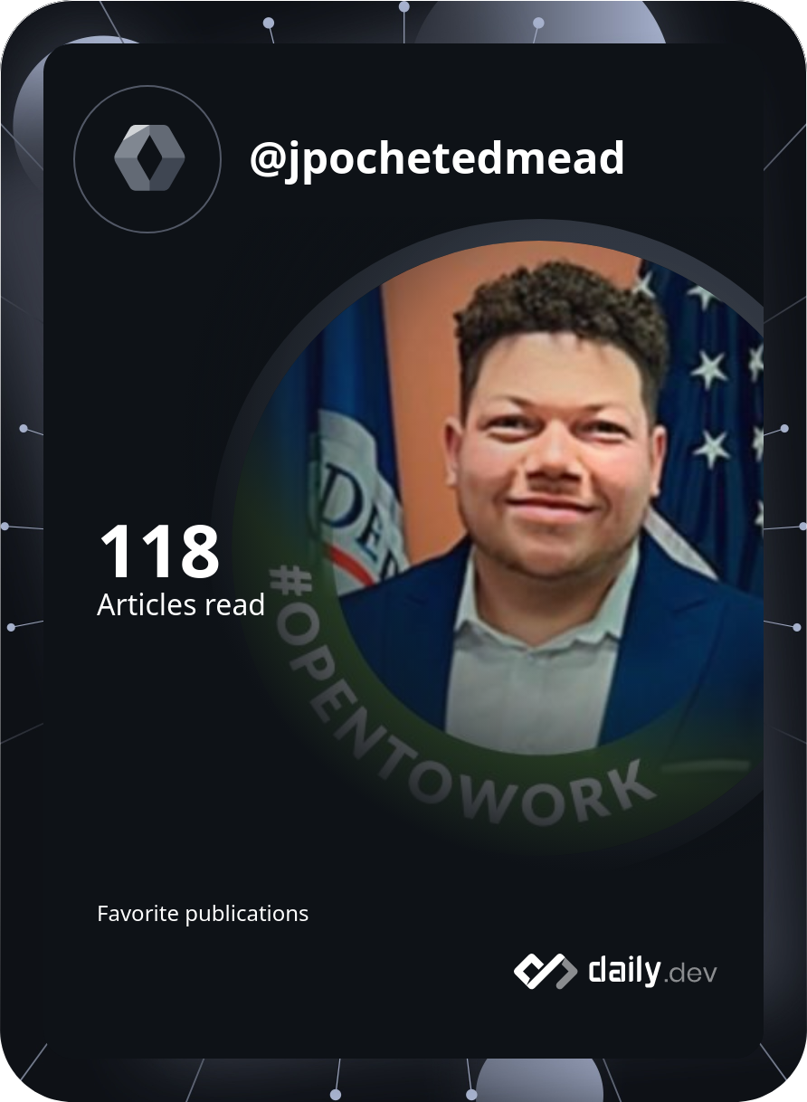 Julio Pochet Edmead's Dev Card