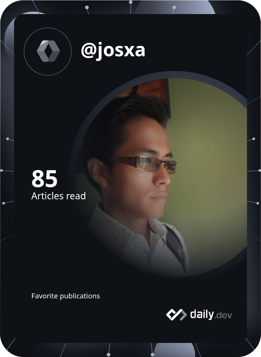 Josué Avalos's Dev Card