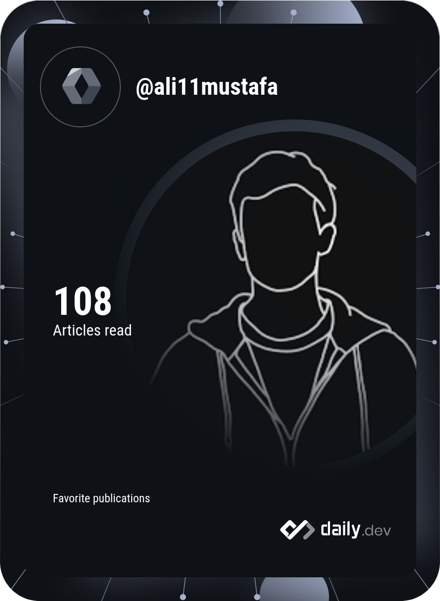 Ali's Dev Card