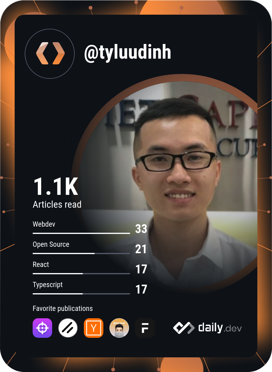 Ty Luu Dinh's Dev Card