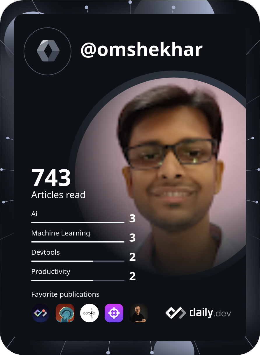 Om Shekhar's Dev Card
