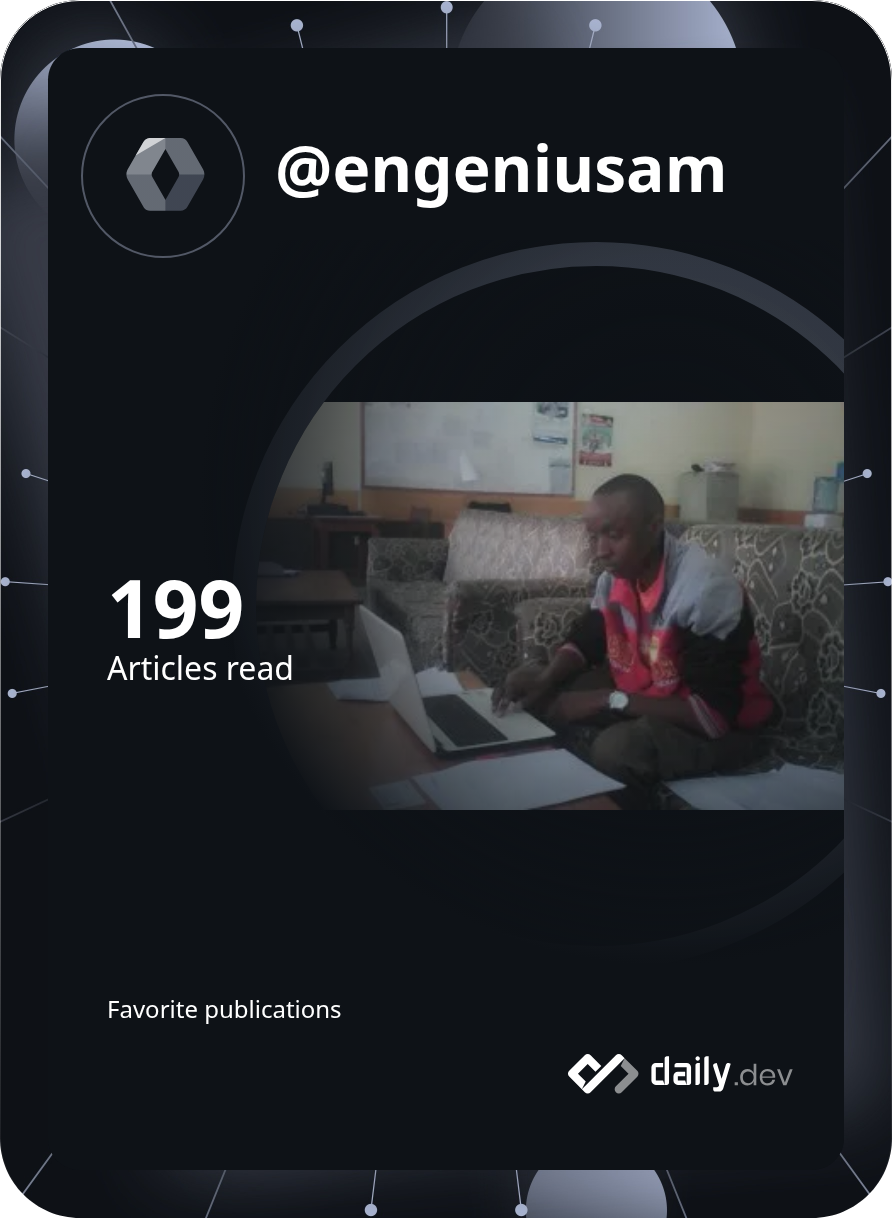 Samuel Macharia's Dev Card