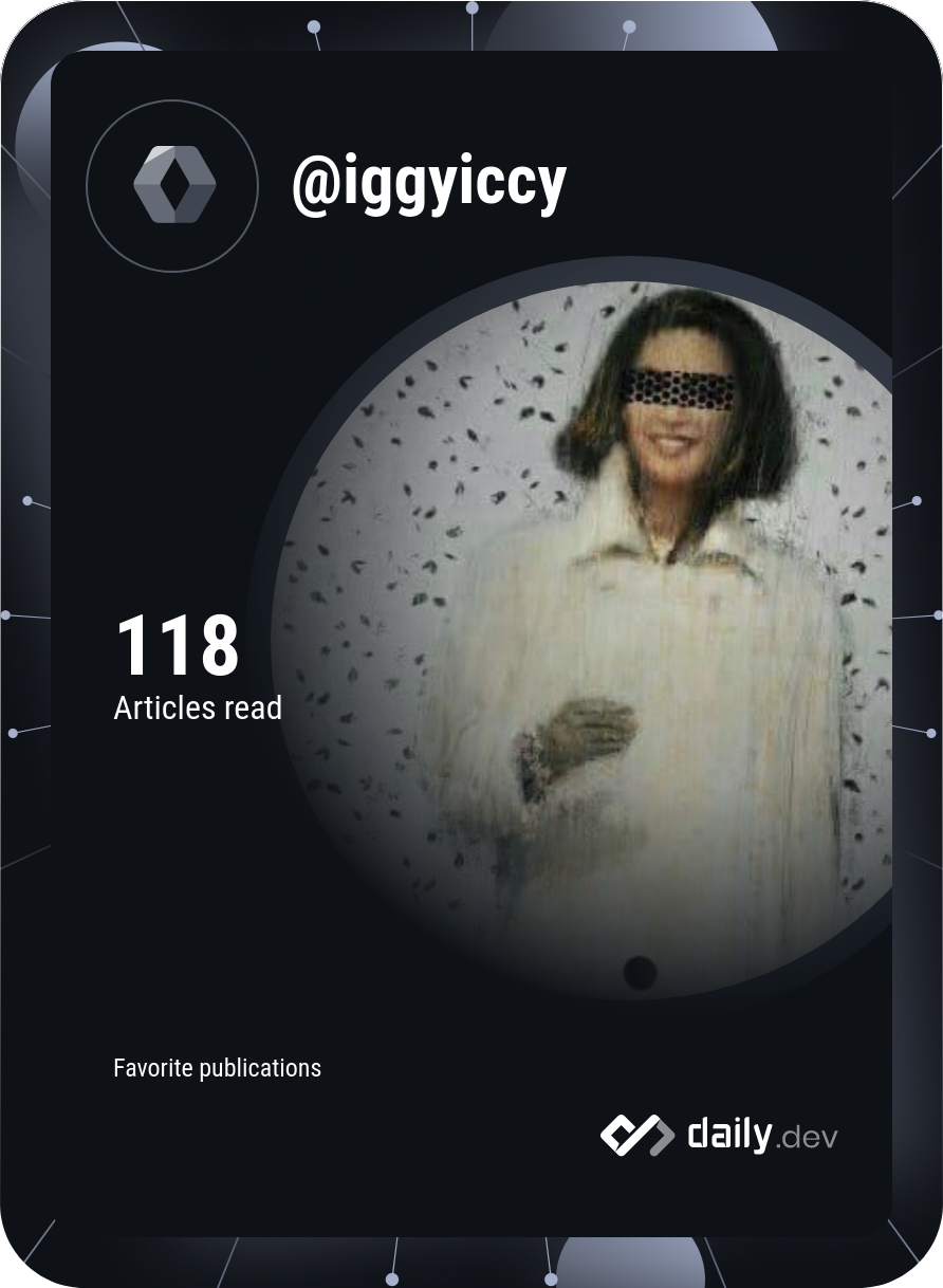 Iggy's Dev Card