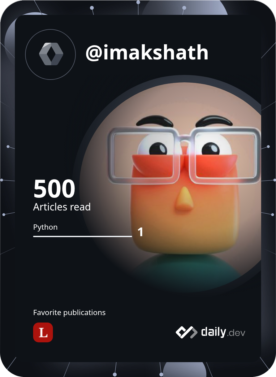 Akshath Kumar's Dev Card