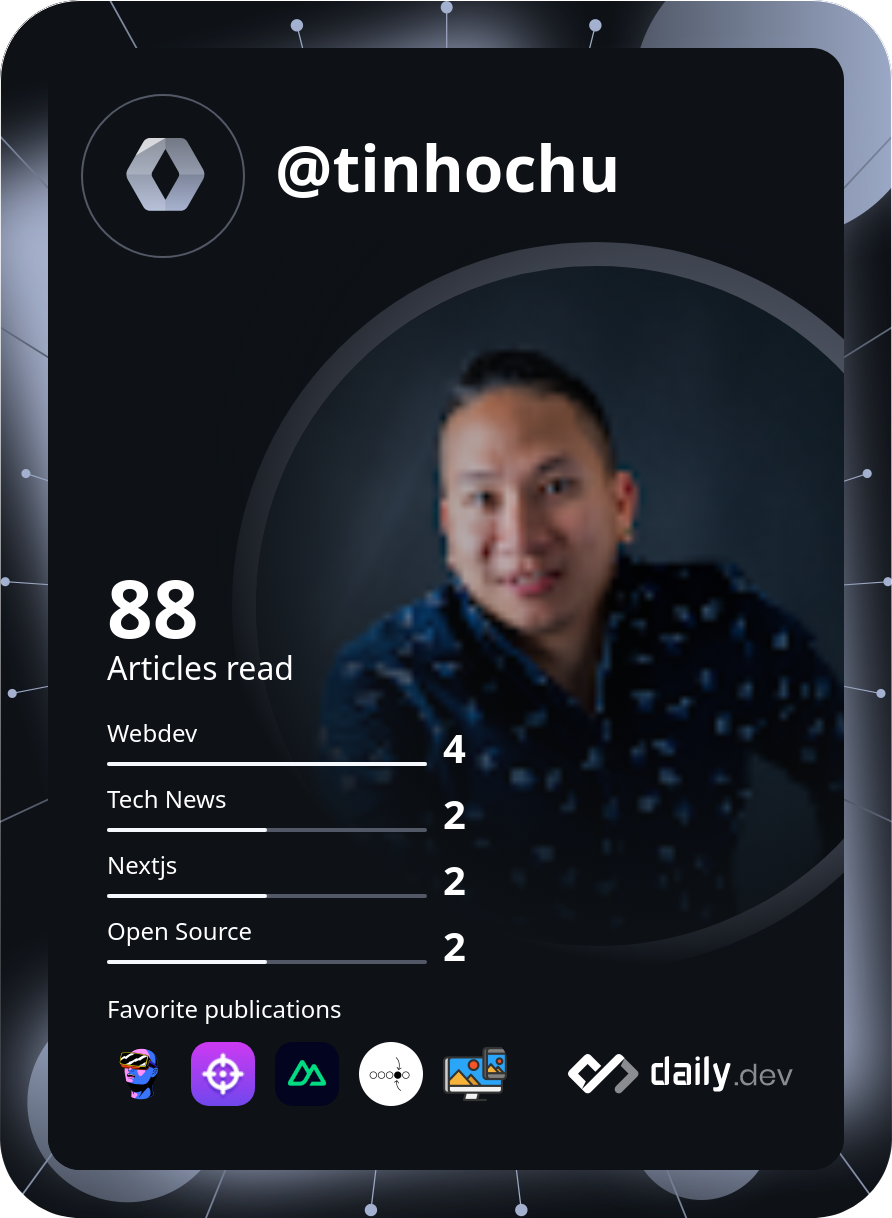 Tin Chu's Dev Card