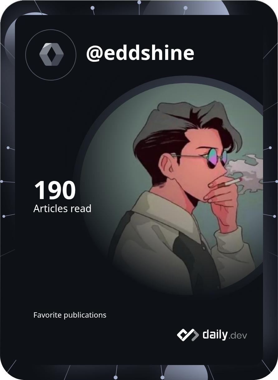 Eddshine's Dev Card
