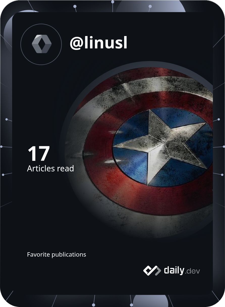 Linus Liu's Dev Card
