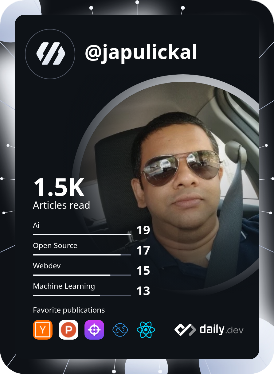 Jose Antony's Dev Card
