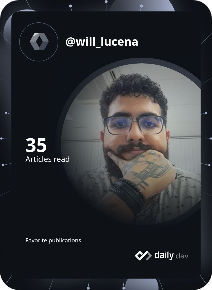 Will Lucena's Dev Card