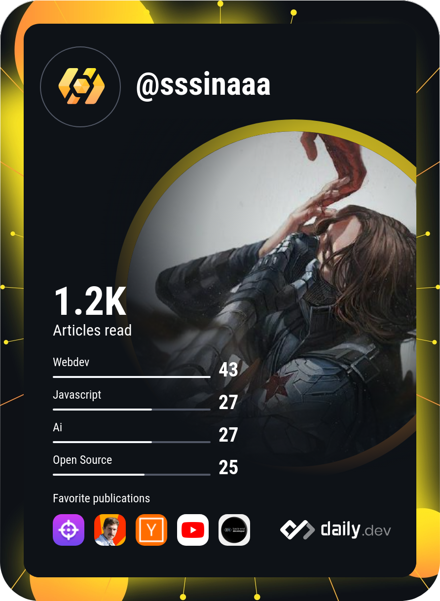Sina's Dev Card