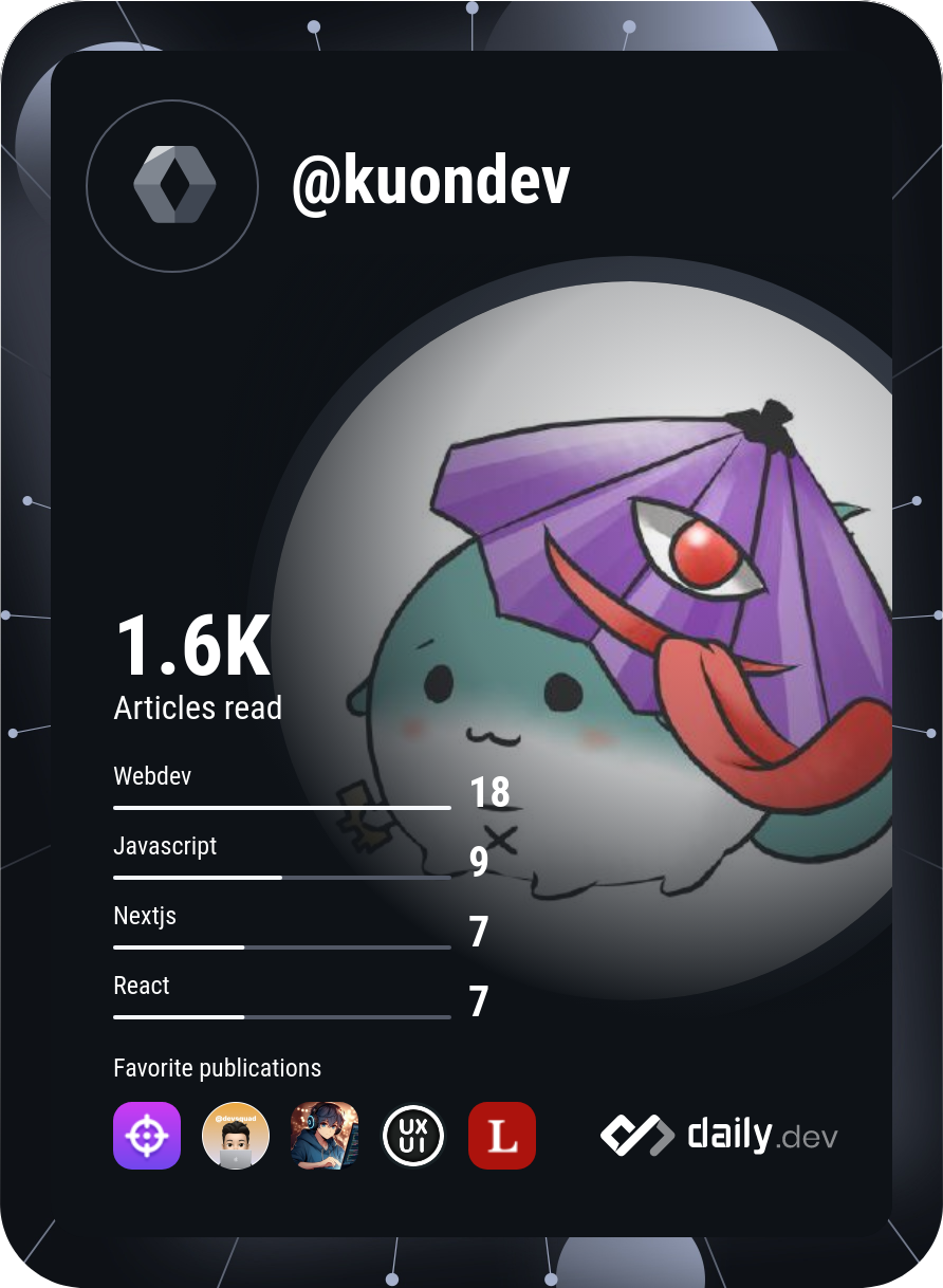 AaronLYR's Dev Card