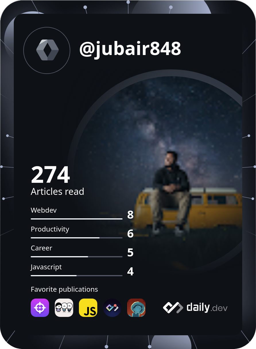 Jubair Rahman's Dev Card