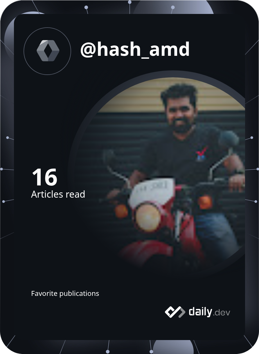 Hasitha Charaka's Dev Card