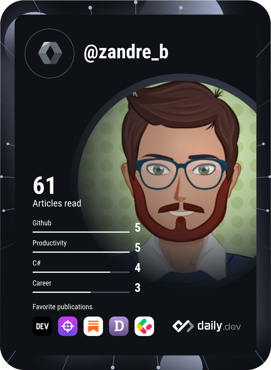 Zandre Botha's Dev Card