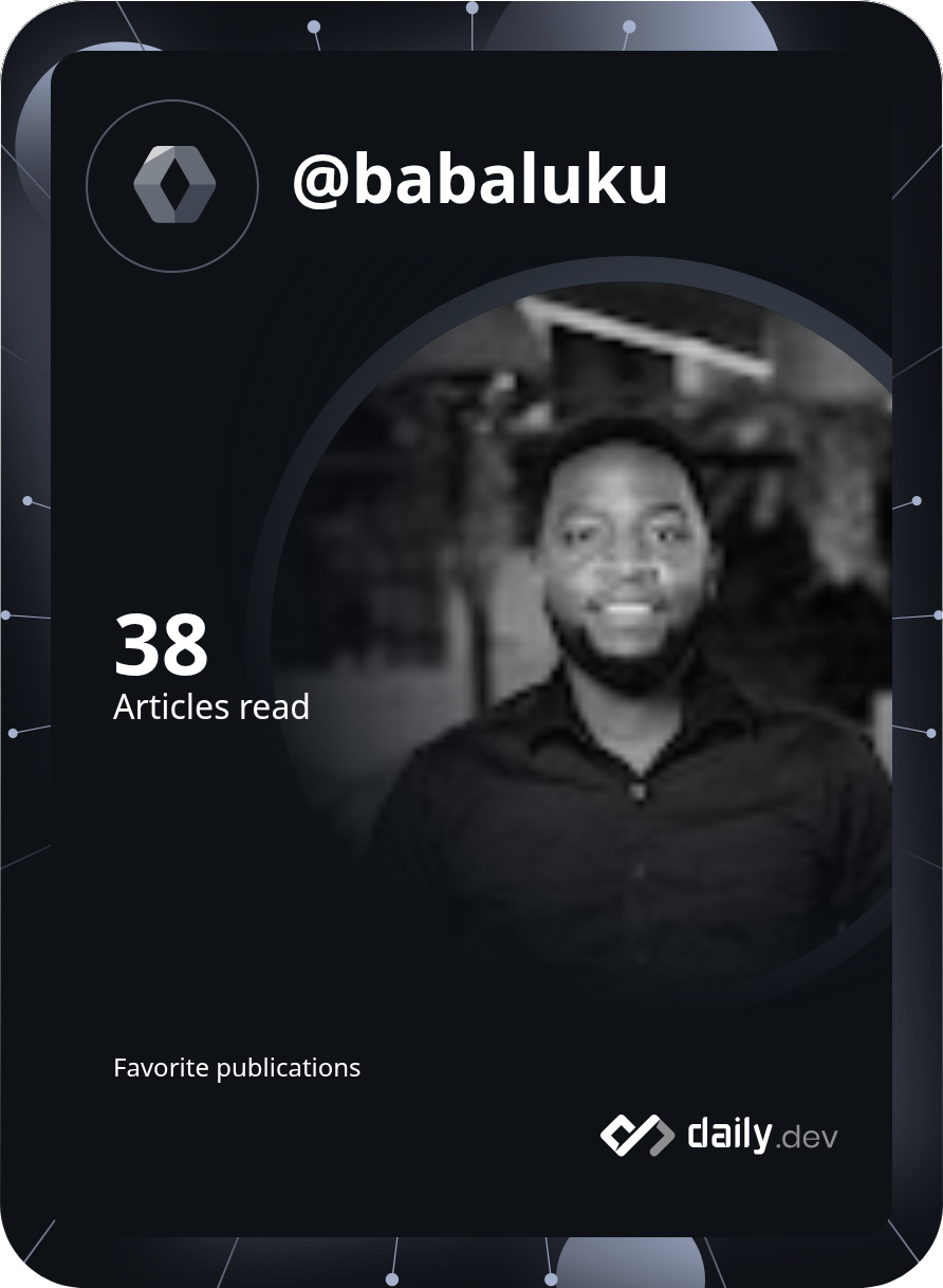 Edgar Baluku's Dev Card