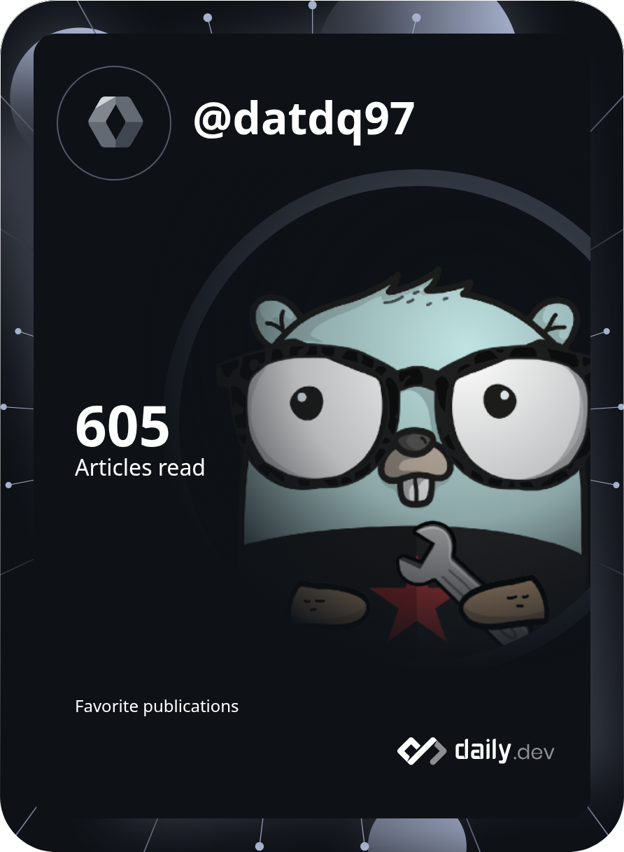Dat Dang's Dev Card