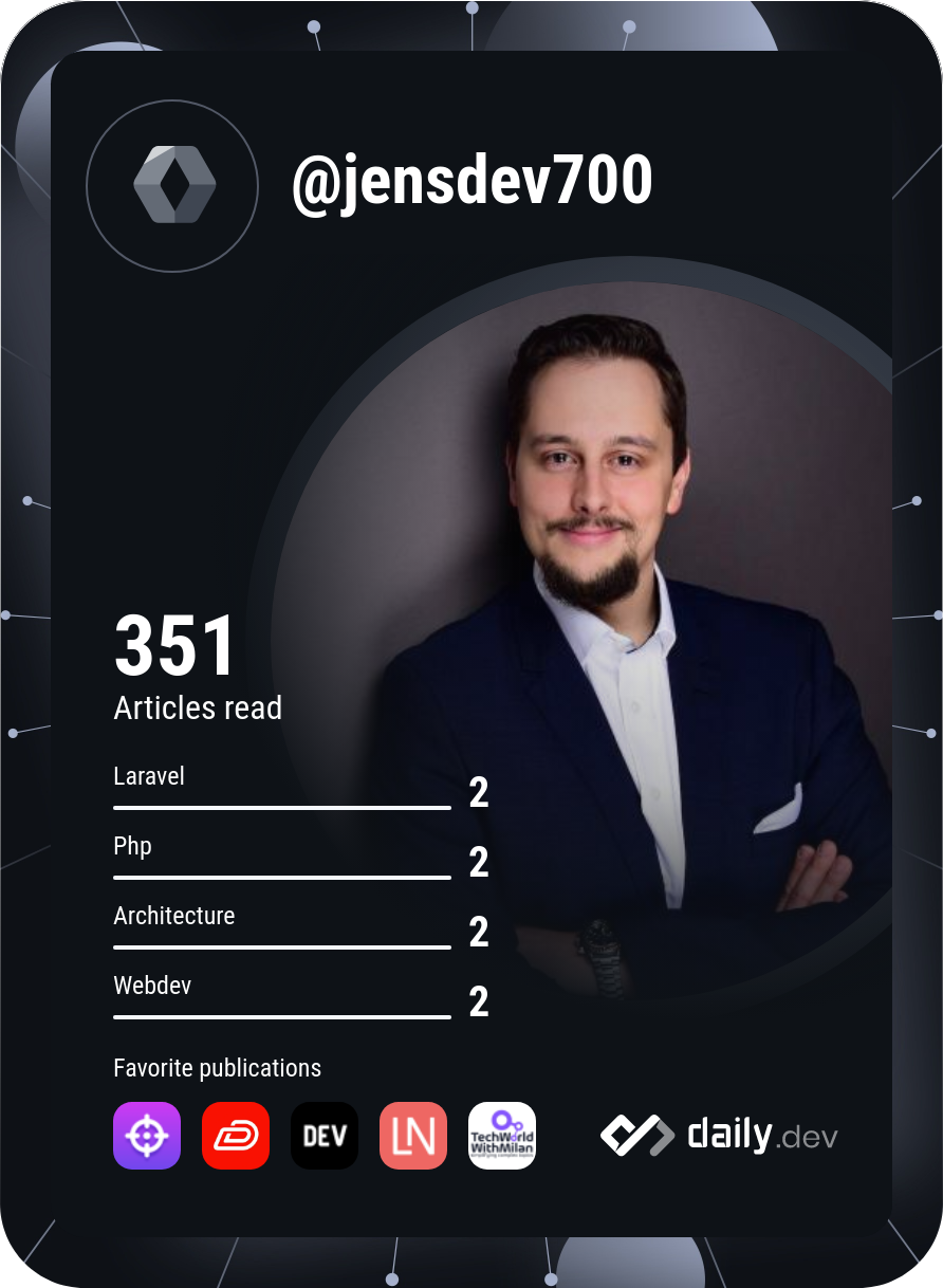Jens's Dev Card