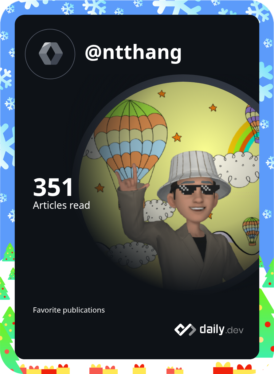 Thang Nguyen Trong's Dev Card