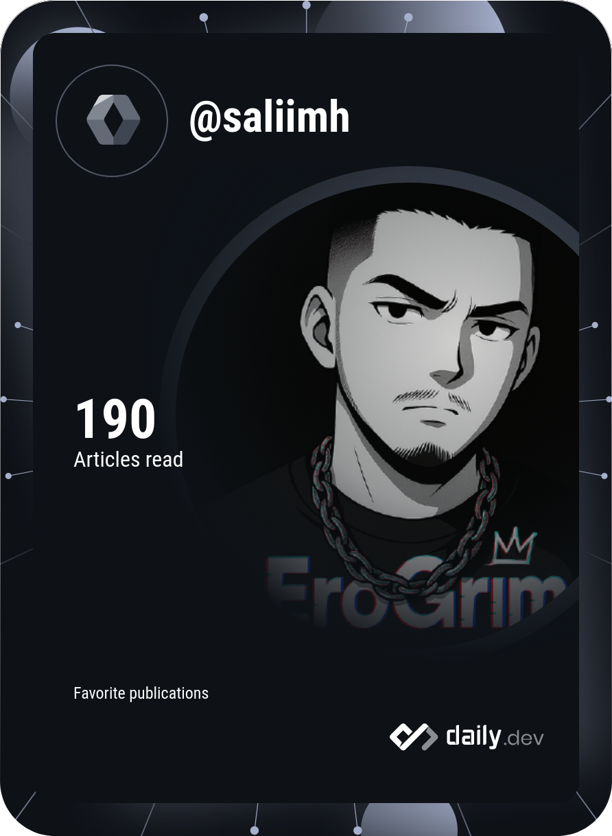 SalimH's Dev Card