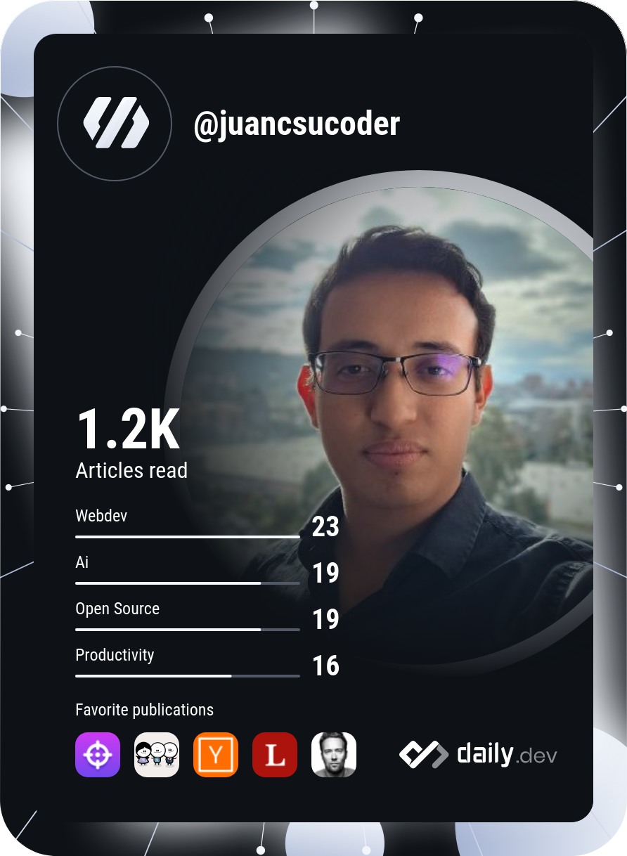 Juan Camilo Sánchez Urrego's Dev Card