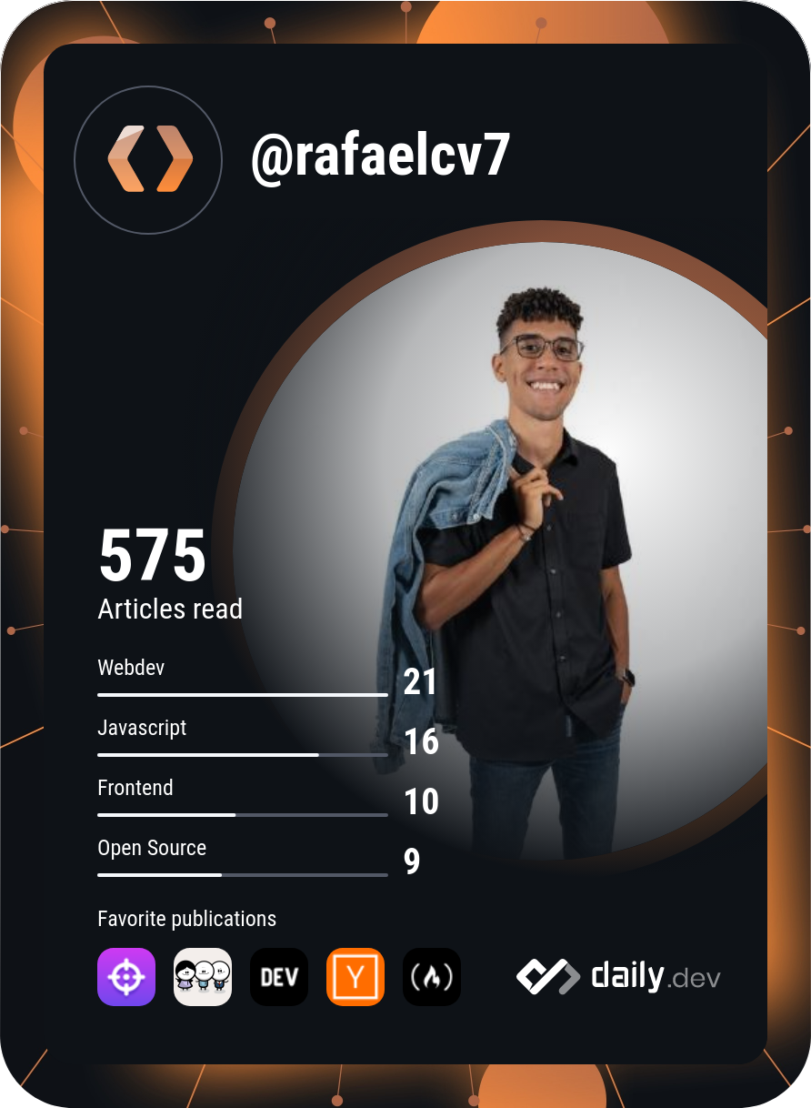 Rafael Cedeno Vazquez's Dev Card