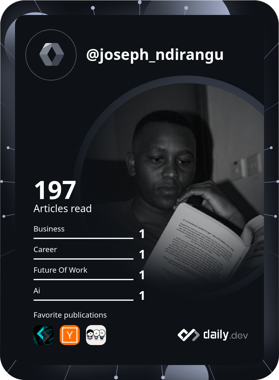 Joseph Ndirangu's Dev Card