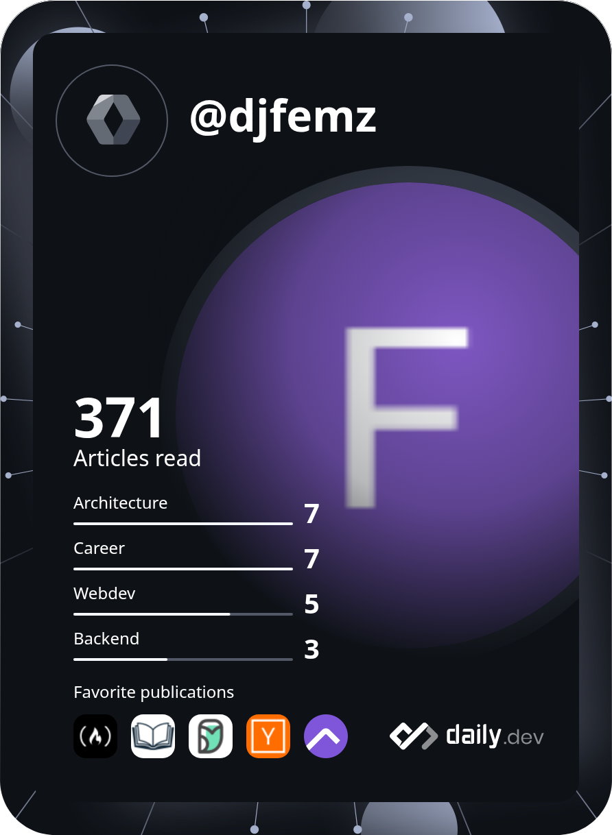 Oladeji Femi's Dev Card