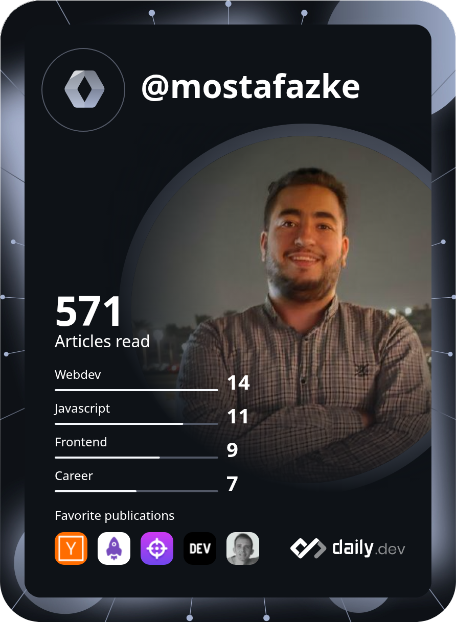 Mostafa Zaki's Dev Card