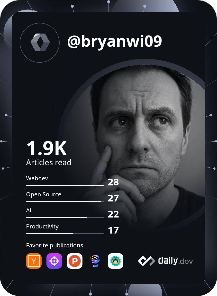 Bryan Wills's Dev Card